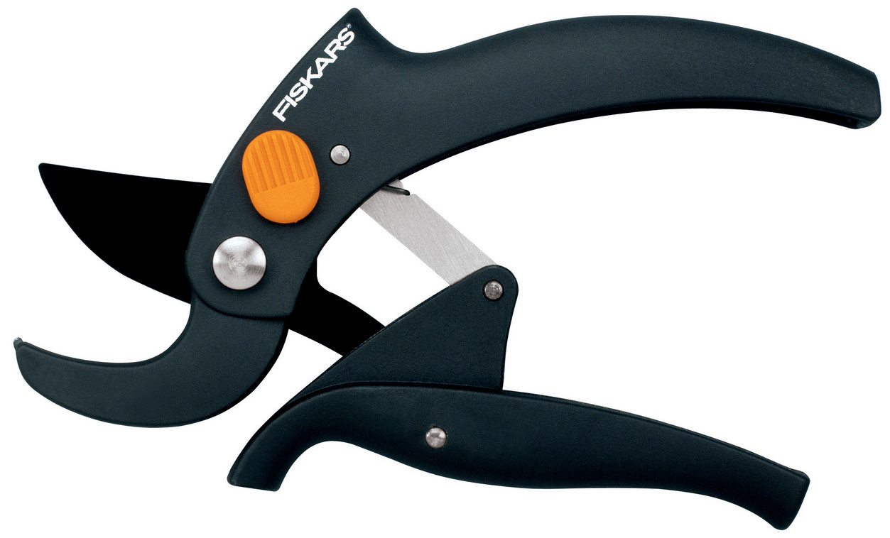 Увеличенная фотография Секатор Fiskars с рычажным приводом
